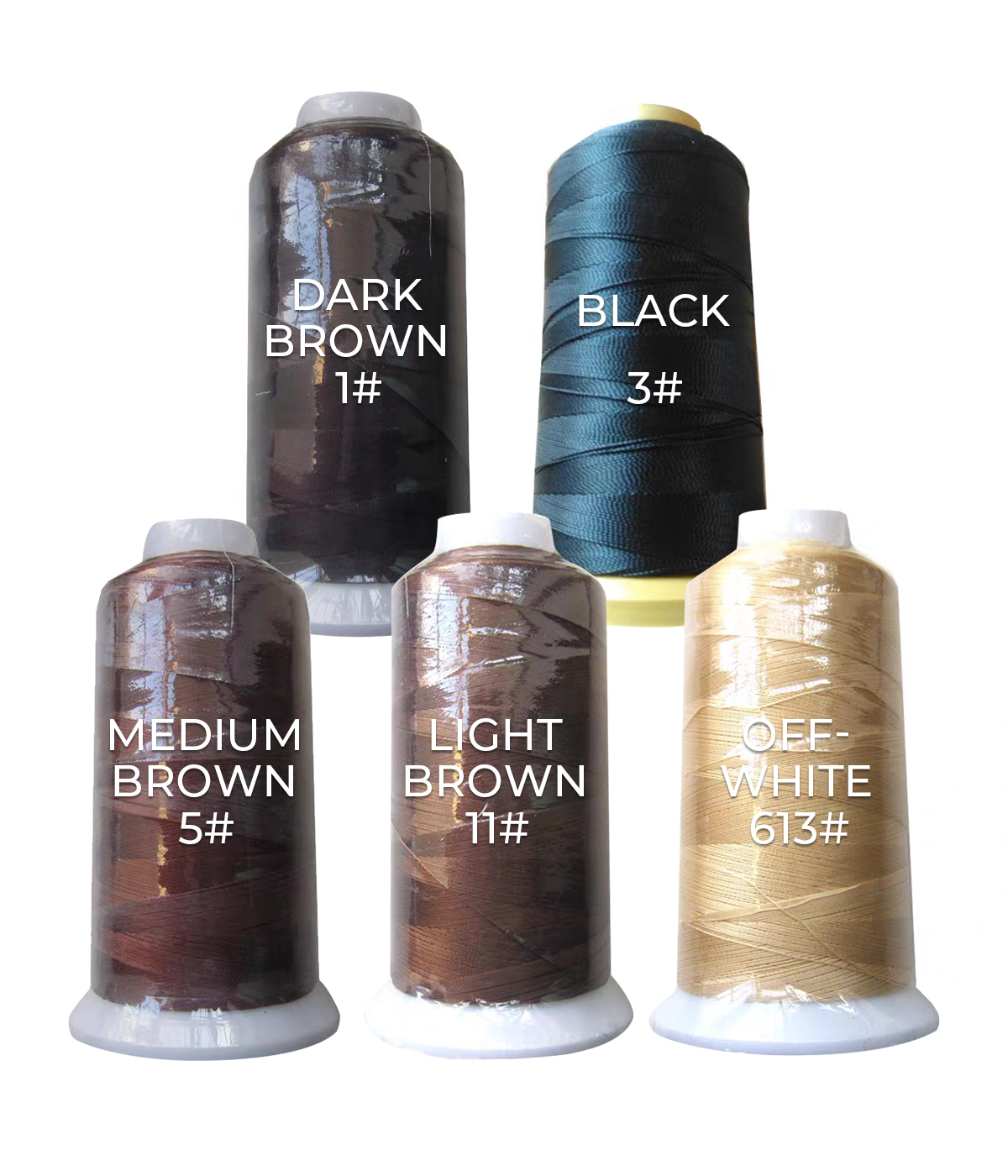 Best Quality Nylon Thread for Weft Hair Extensions