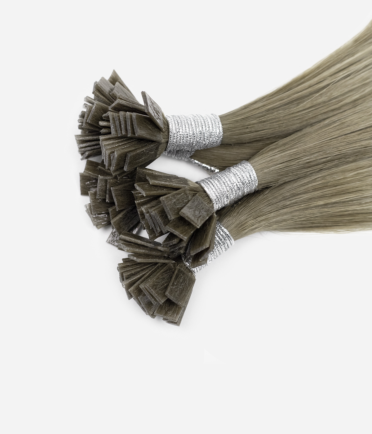 Delux Keratin Fusion Double Drawn Flat tip Bonded 100% Virgin Human Hair Extensions for 20g (0.8g/stand)