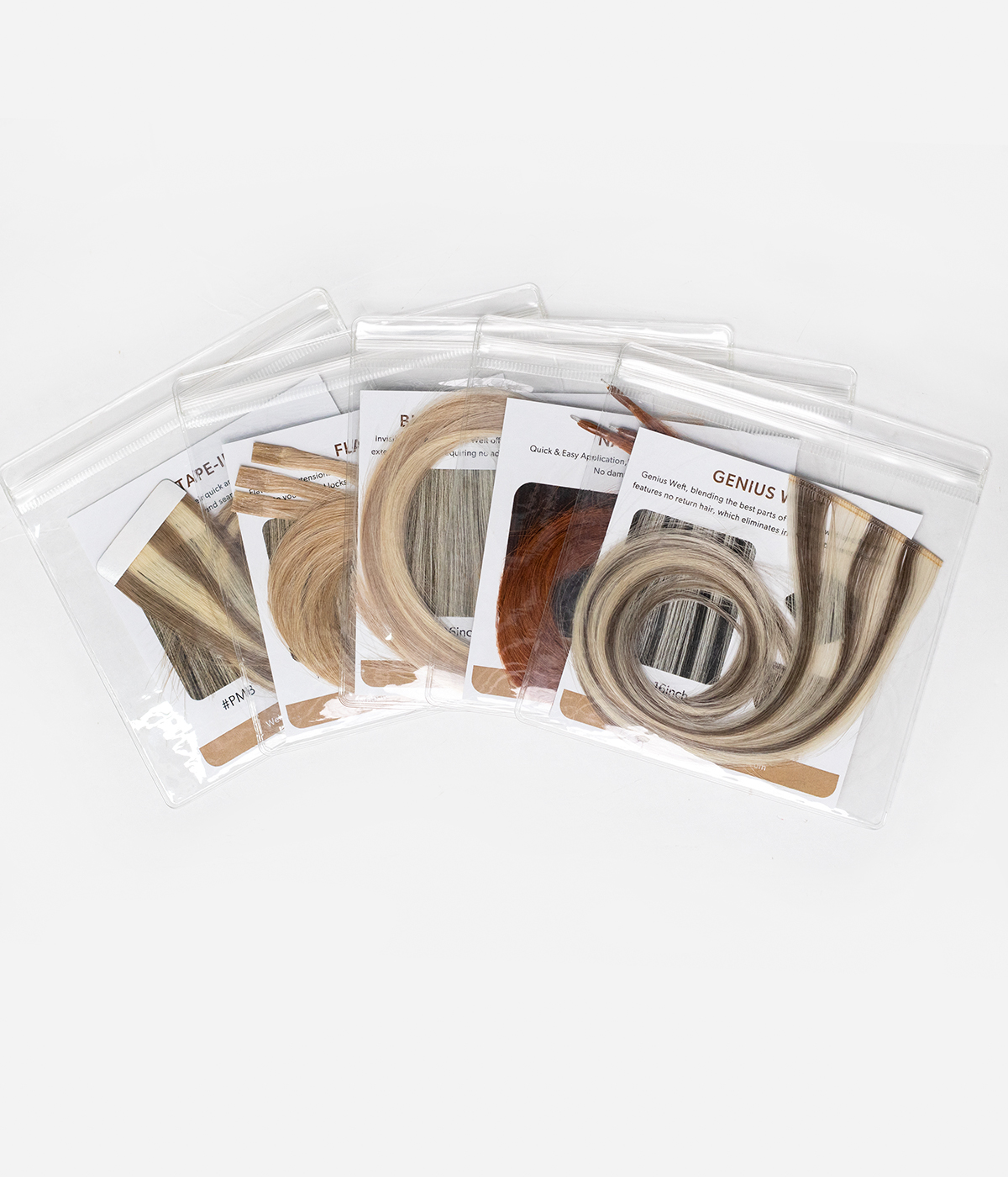 Goodyard Elegance Hair Extensions Sample Pack