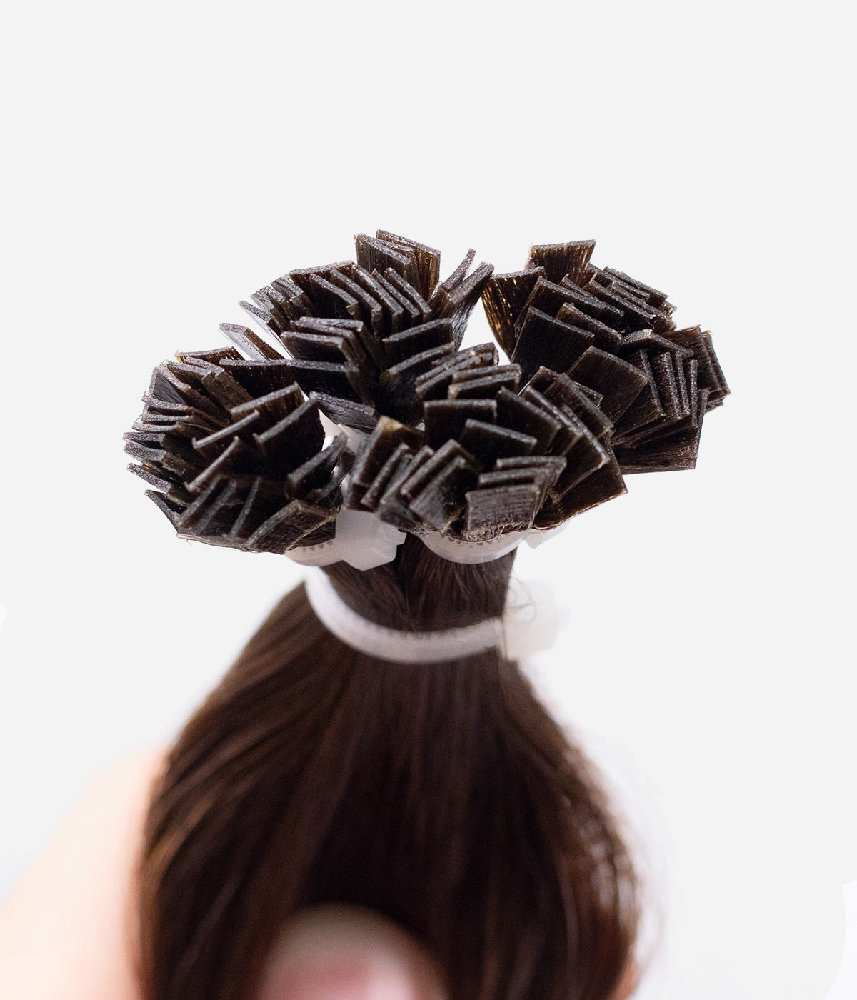 Human Hair Extensions 16 Inch Mini Flat Tip Keratin Bonds 50g Amazon.com : Fshine K Tip Hair Extensions Real Human Hair  main image 2