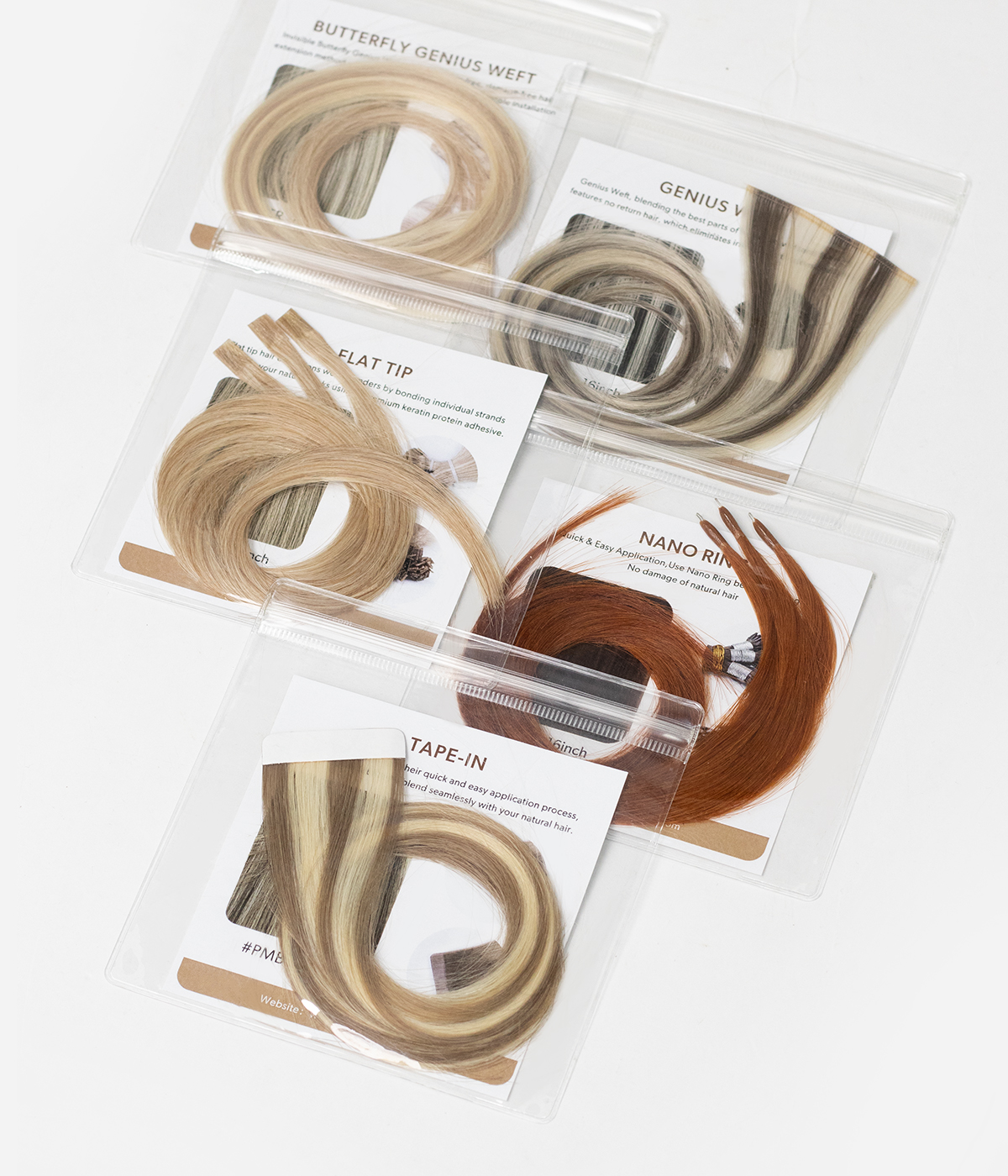 Goodyard Elegance Hair Extensions Sample Pack