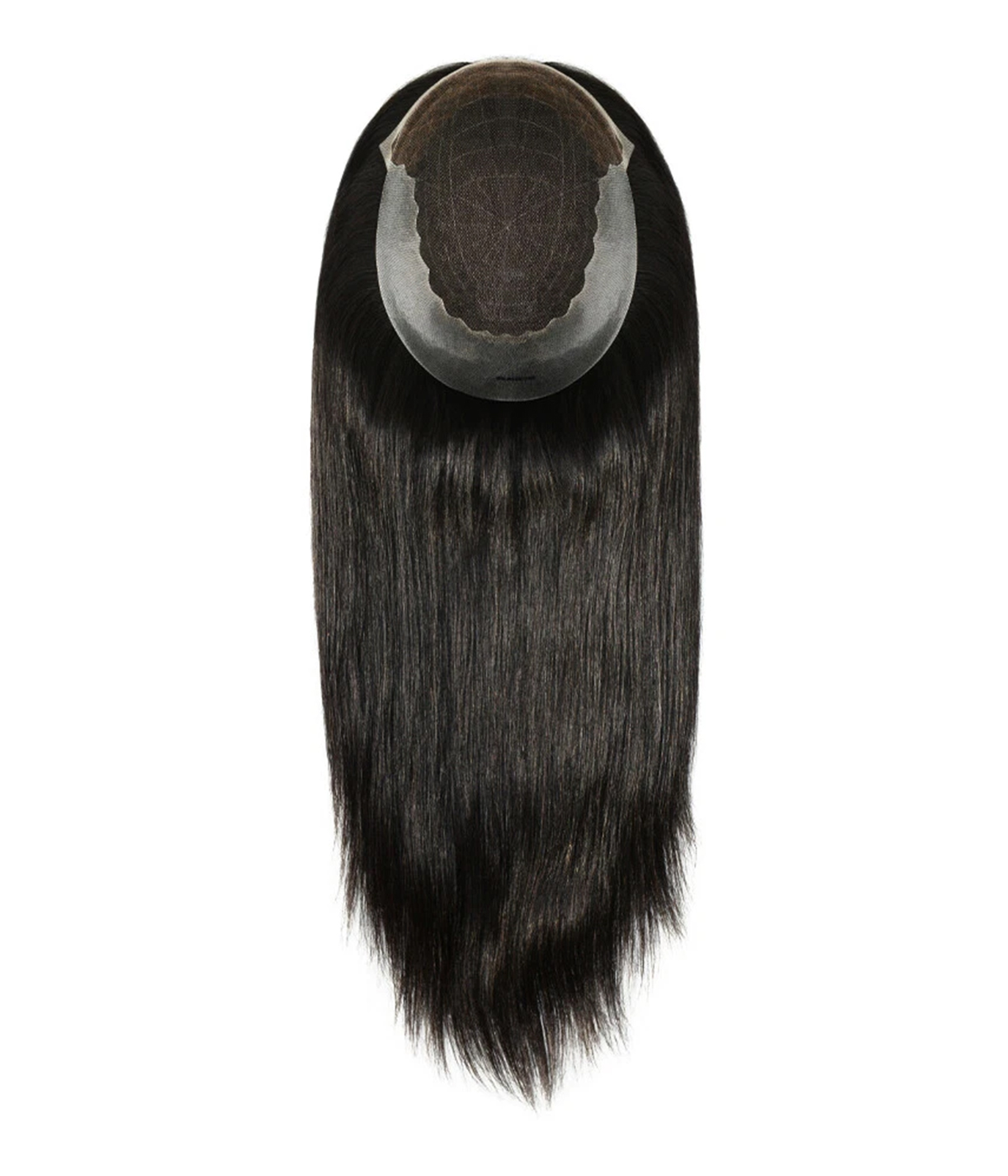 7"x9" French Lace with Polyskin Sides Human Hair Topper | Breathable, Natural Hairpiece for Women’s Hair Loss