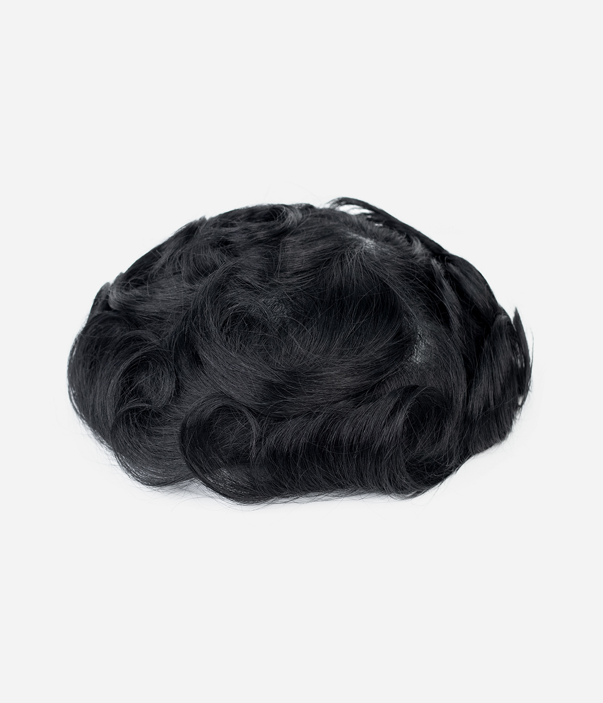 PRACTICE MEN HAIR SYSTEMS - Mirage (Knotted) -8"x10" Thin Skin Hair System For Men (0.06-0.08mm)