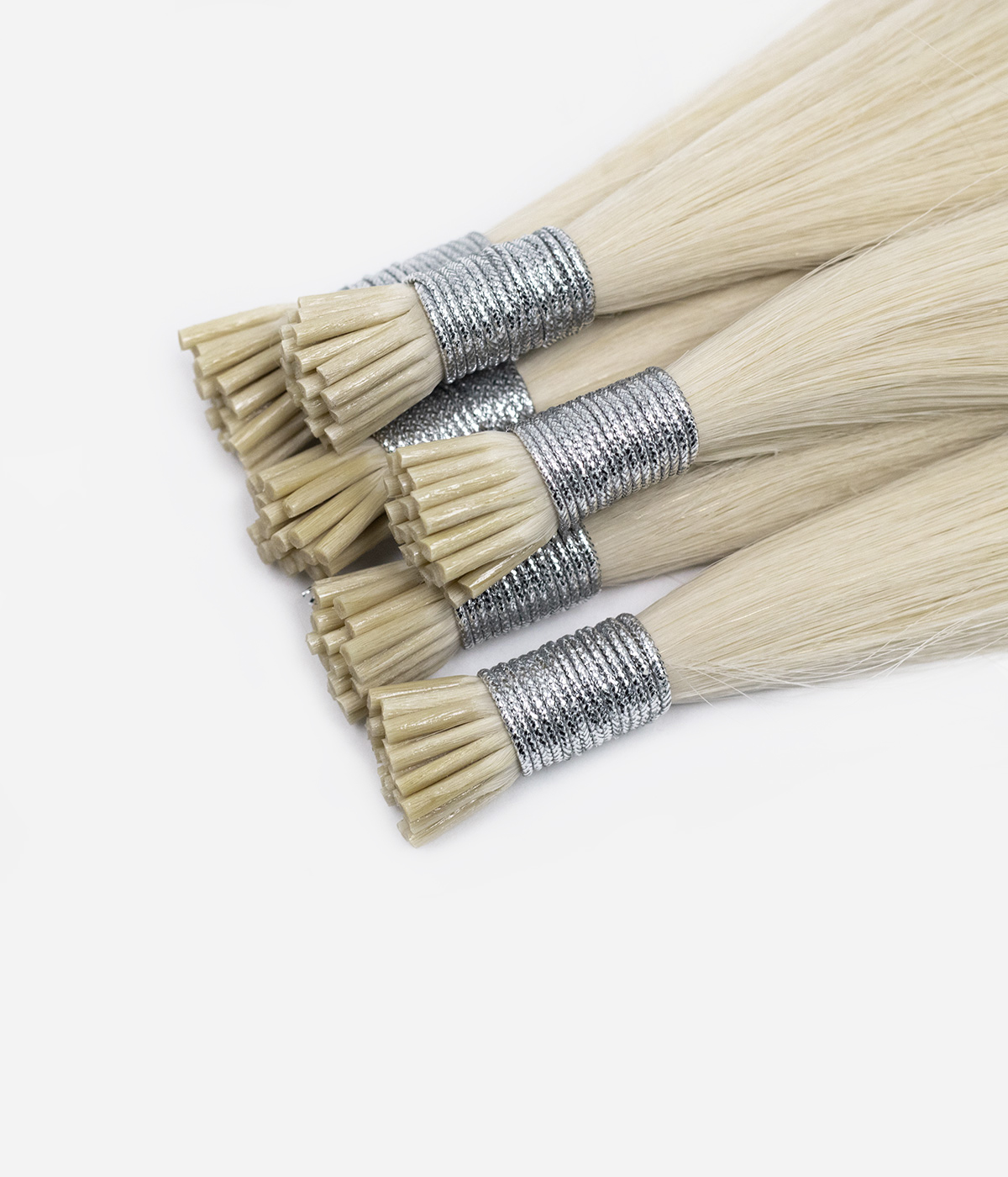 Delux Keratin Fusion I tip Bonded 100% Virgin Human Hair Extensions for pro 20g(0.8g/strand)