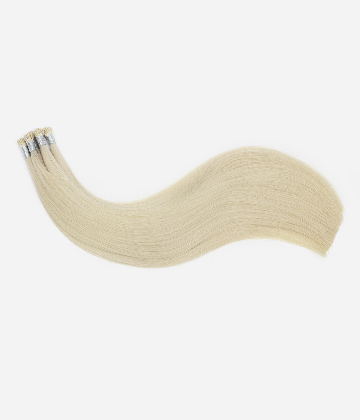 Delux Keratin Fusion I tip Bonded 100% Virgin Human Hair Extensions for pro 20g(0.8g/strand)