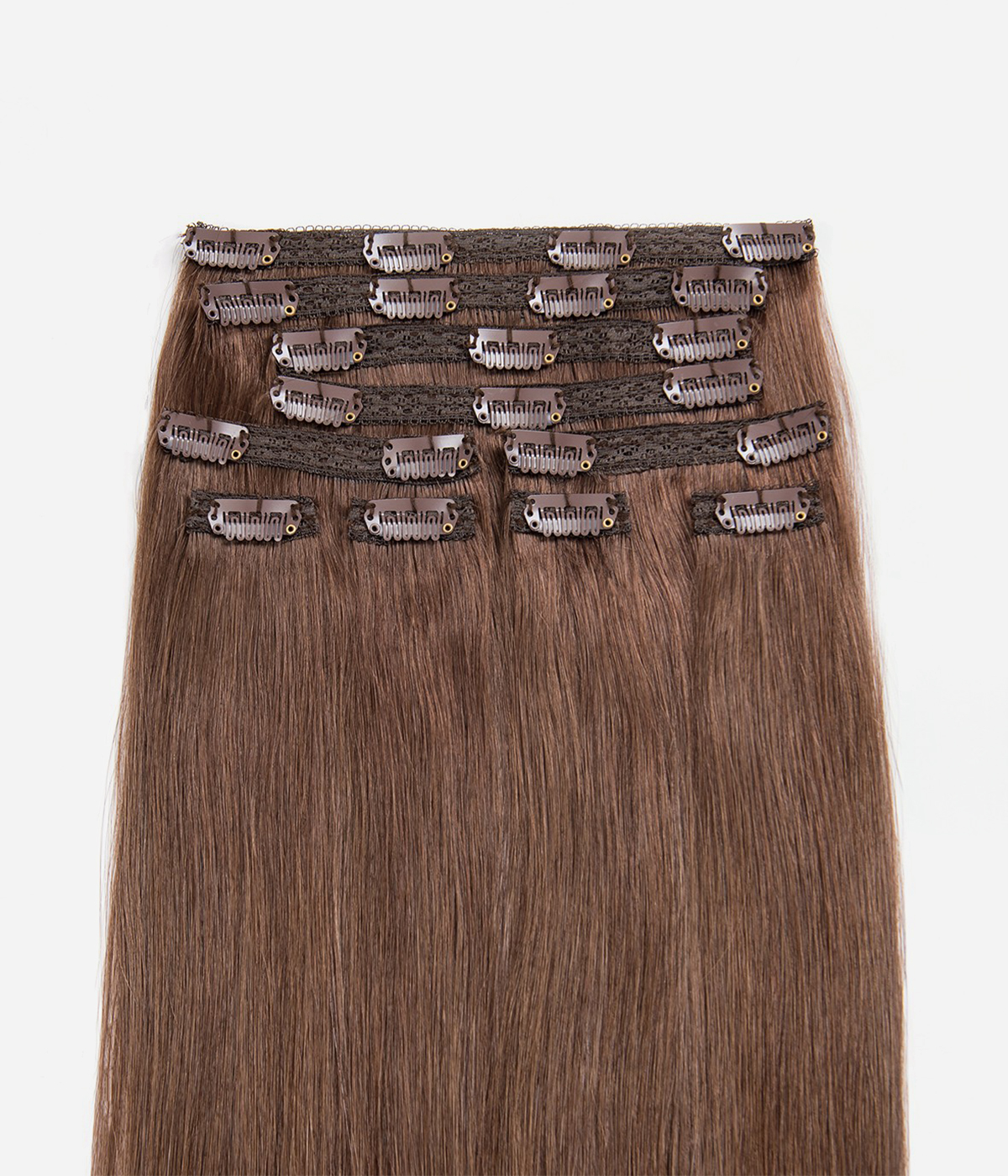 18" 160G 10 Pieces Classic Clip-in Remy Human Hair Extensions