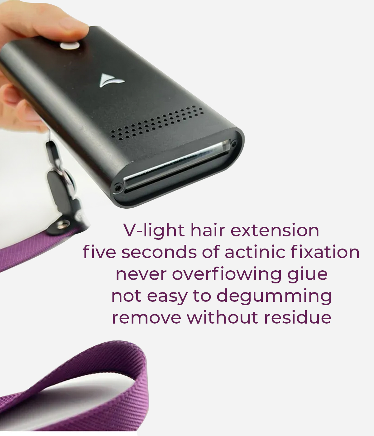  V-LIGHT Hair Extension Machine Kit | Invisible Hair Extension 