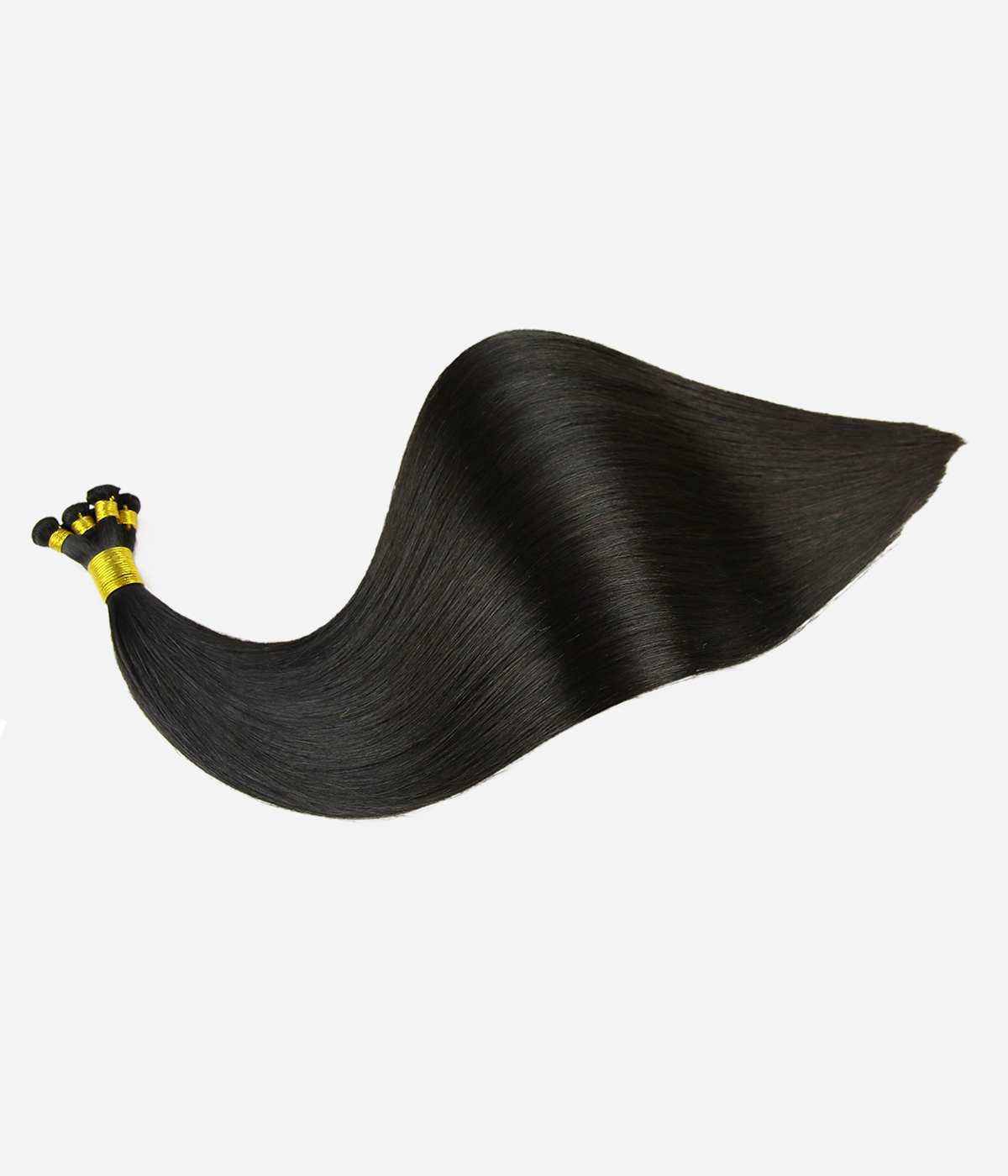 100G Hand-tied Weft-Remy Human Hair Extensions