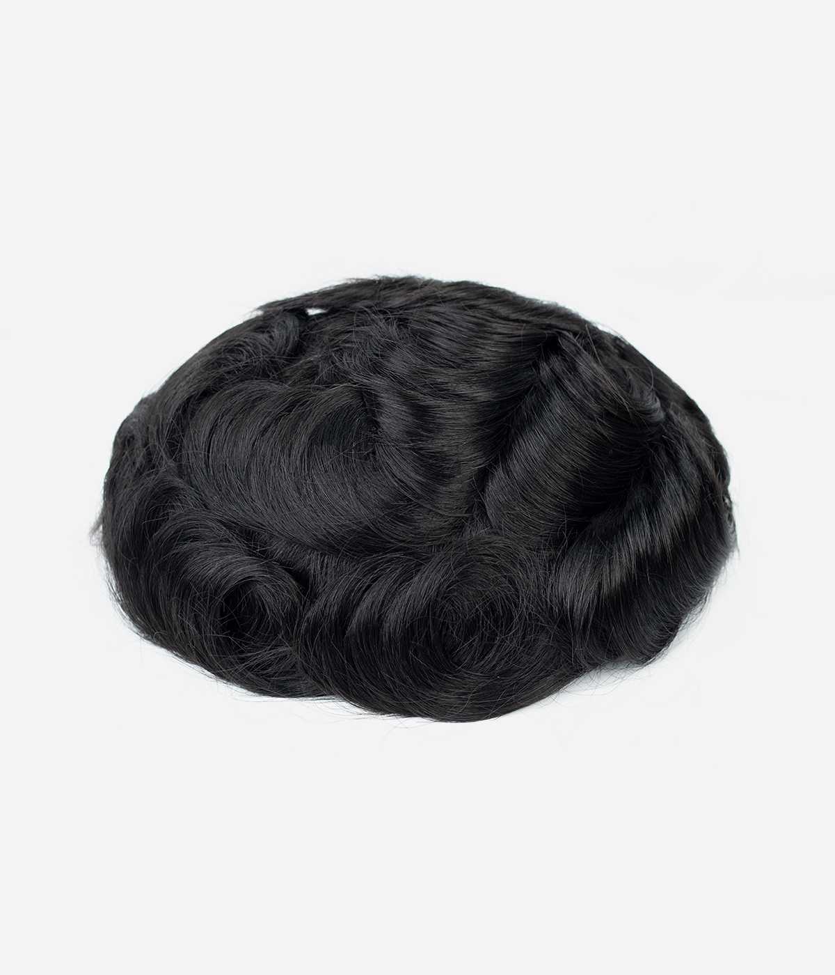 PRACTICE MEN HAIR SYSTEMS - Thin Skin (Knotted) -8"x10" Thin Skin Hair System For Men (0.08-0.1mm)