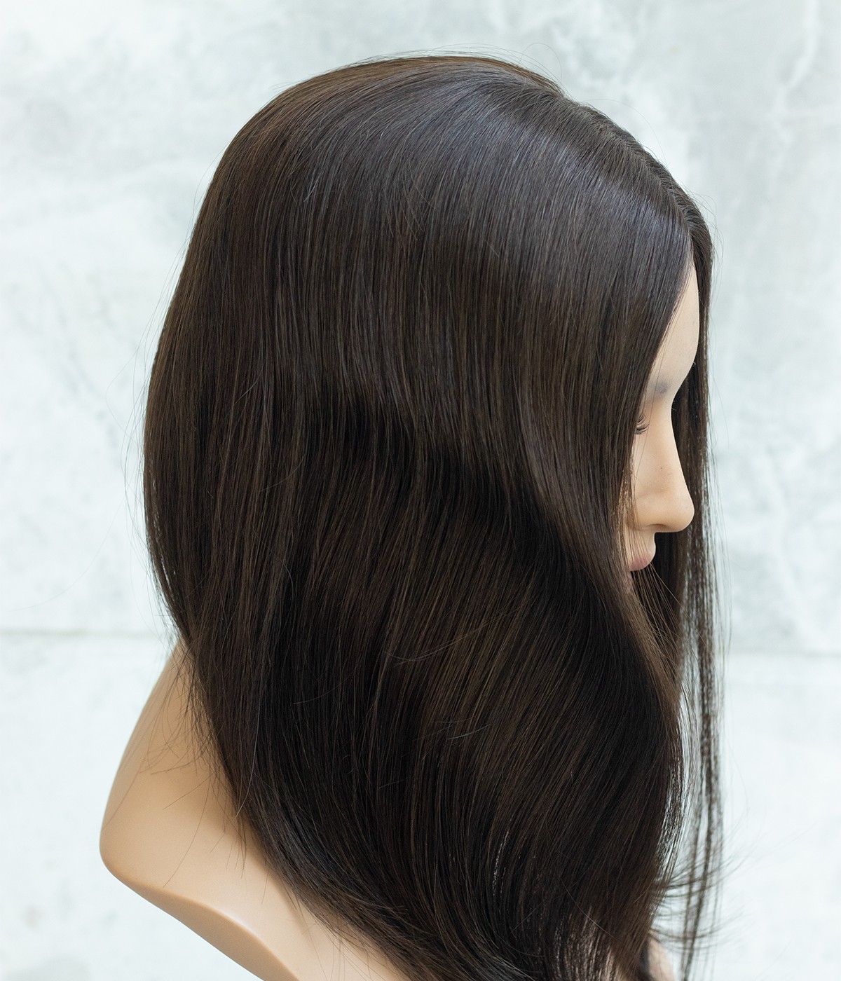 6” x 6”  Full Lace Hand-tied Human Hair Topper | Lace Front | Lightweight & Breathable