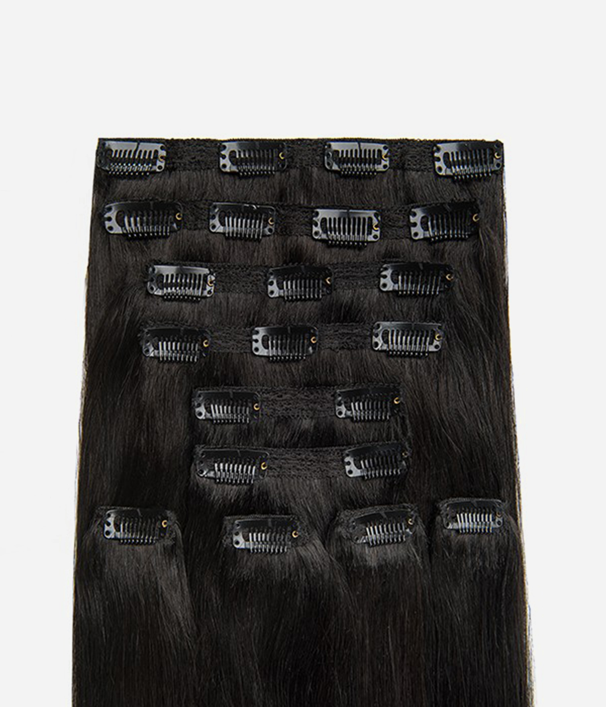 20" 200G 10 Pieces Classic Clip-in Remy Human Hair Extensions