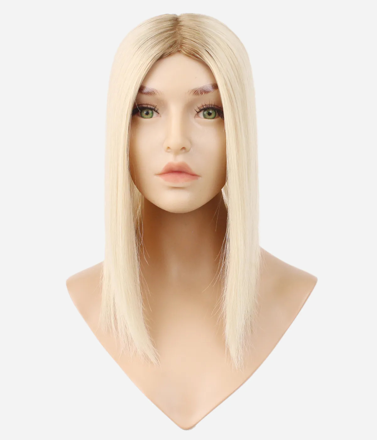 6"x7“ Mono Top Remy Human Hair Topper | Free Hair Parting | Breathable Base