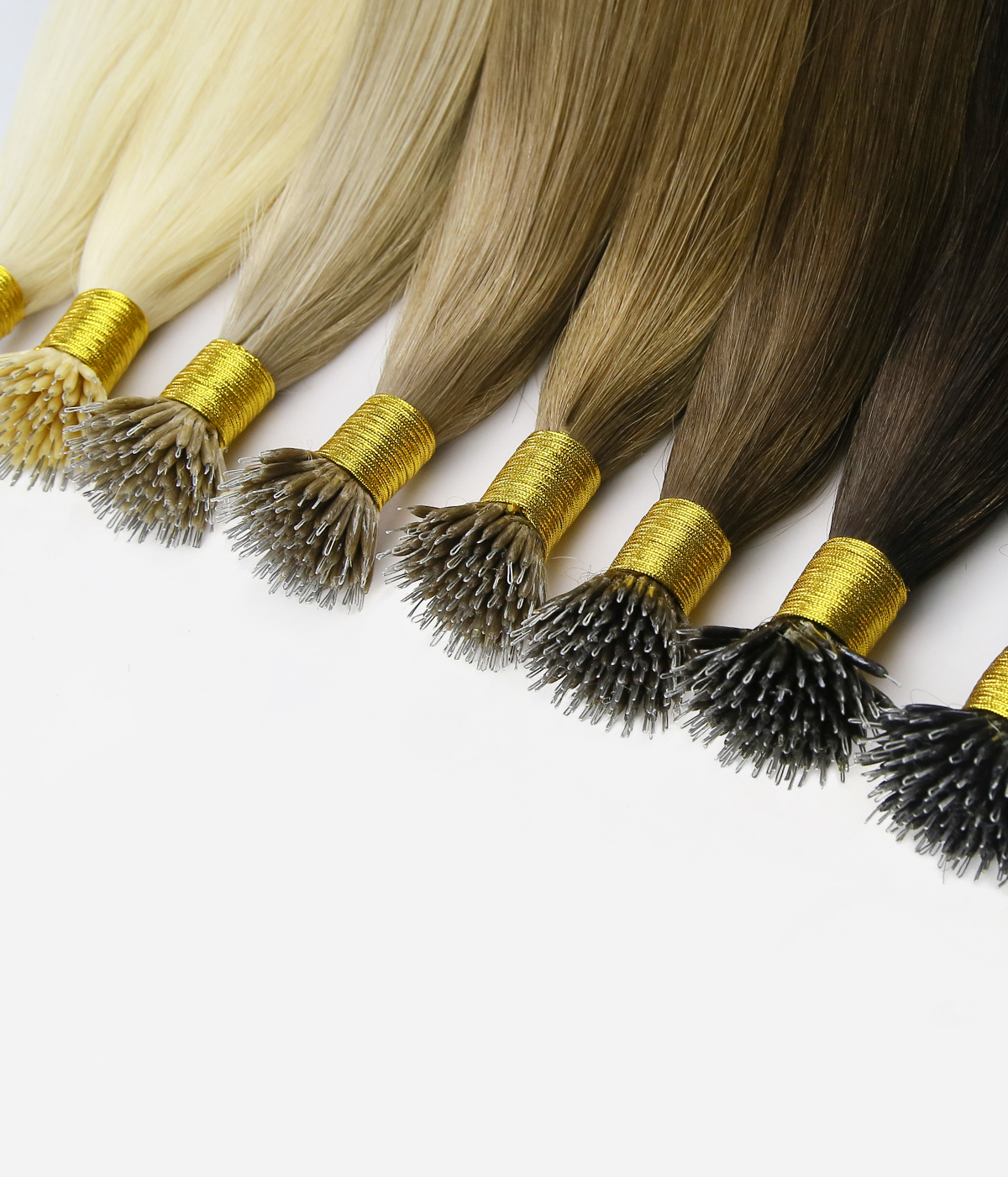 Delux Upgrade Micro ring - Nano Ring 100% Virgin Human Hair Extensions for Pro 100g