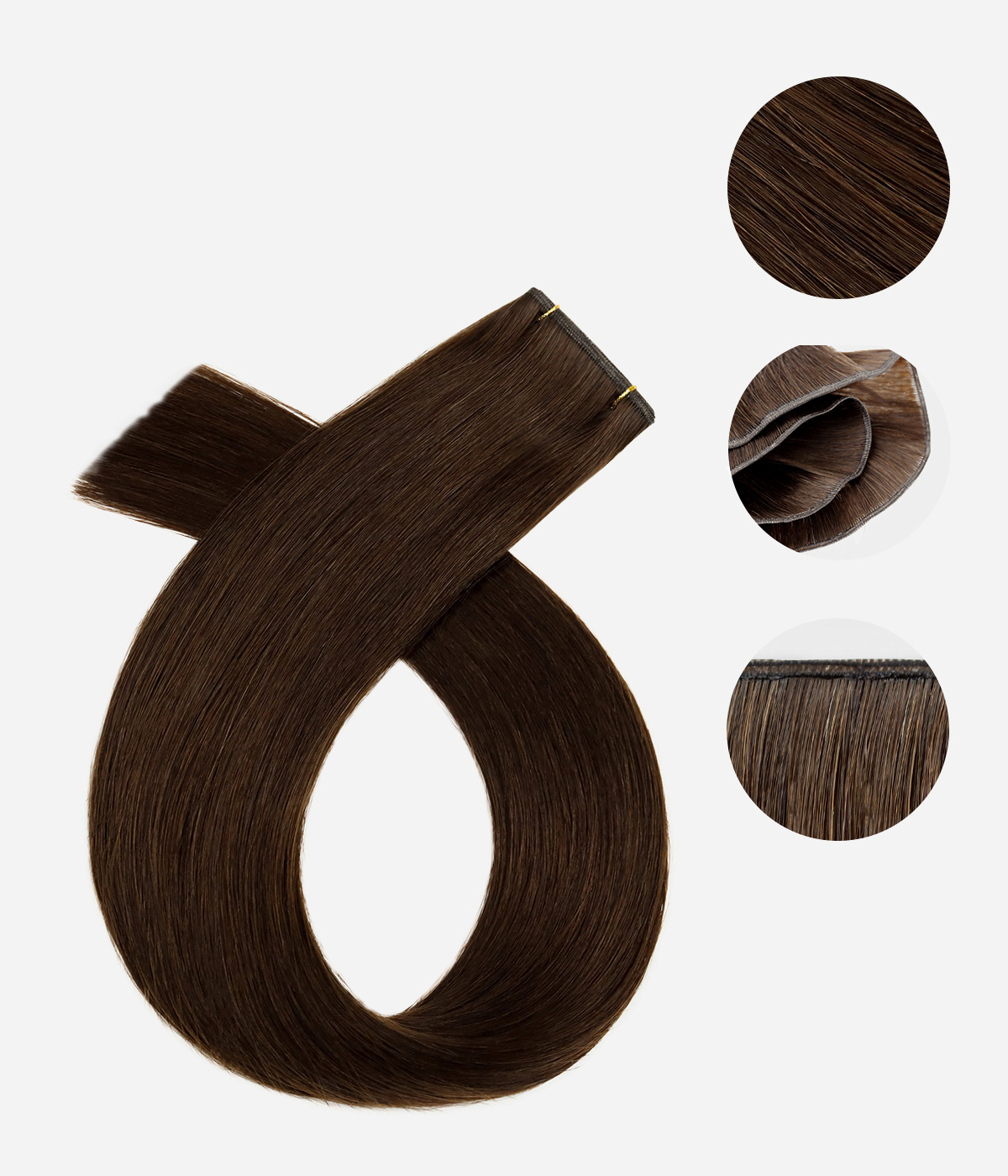 Delux Genius Weft 100% Virgin Remy Human Hair Extensions for Pro 100g