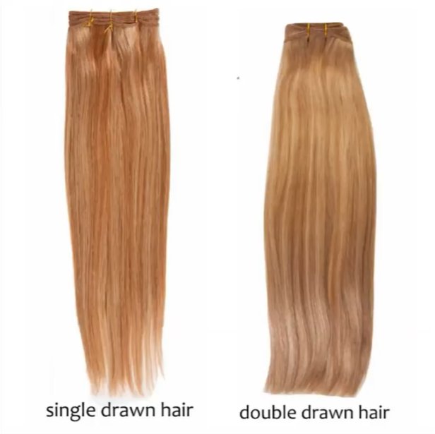 Double Drawn VS Single Drawn hair