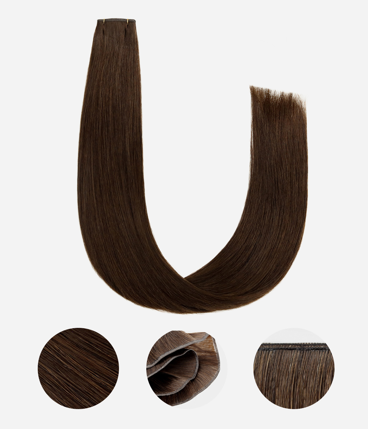 Delux Genius Weft 100% Virgin Remy Human Hair Extensions for Pro 100g