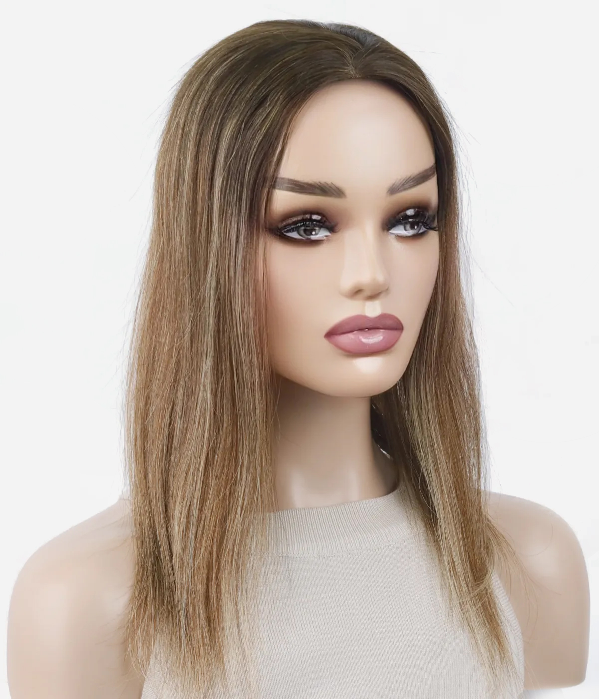 5.5"x6.5" Full Mono Human Hair Topper | Low Density