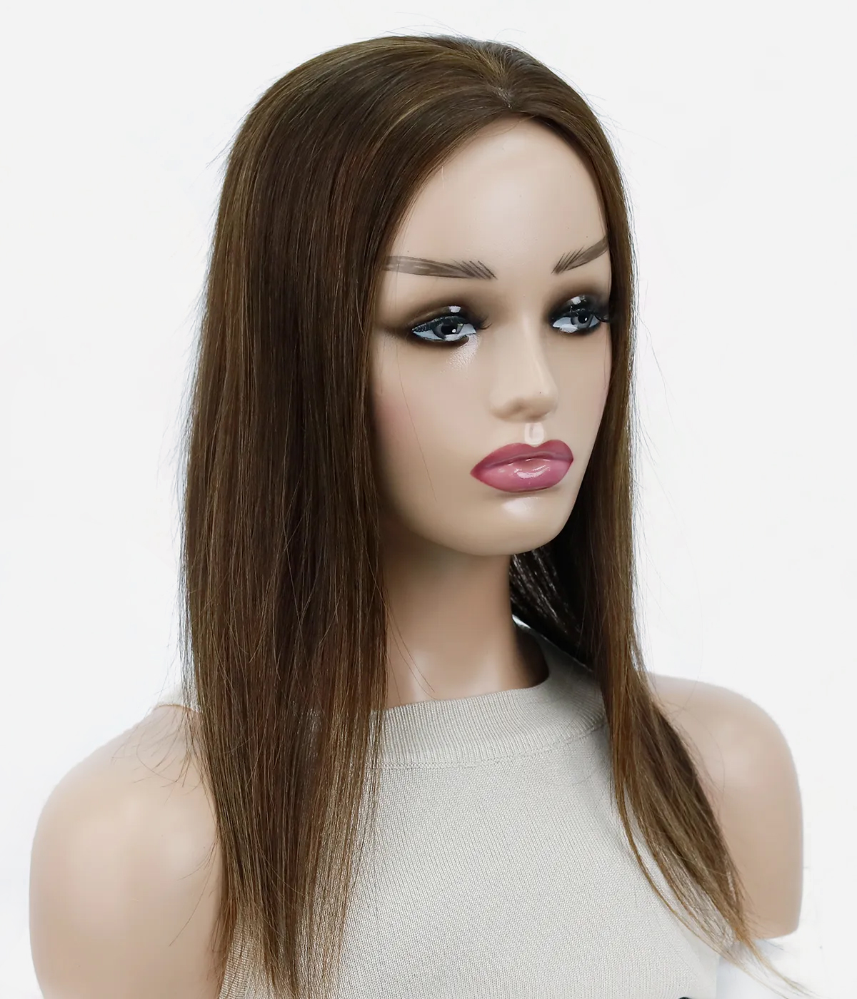 5.5"x6.5" Full Mono Human Hair Topper | Low Density