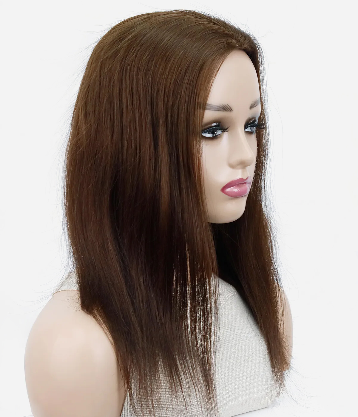 5.5"x6.5" Full Mono Human Hair Topper | Low Density