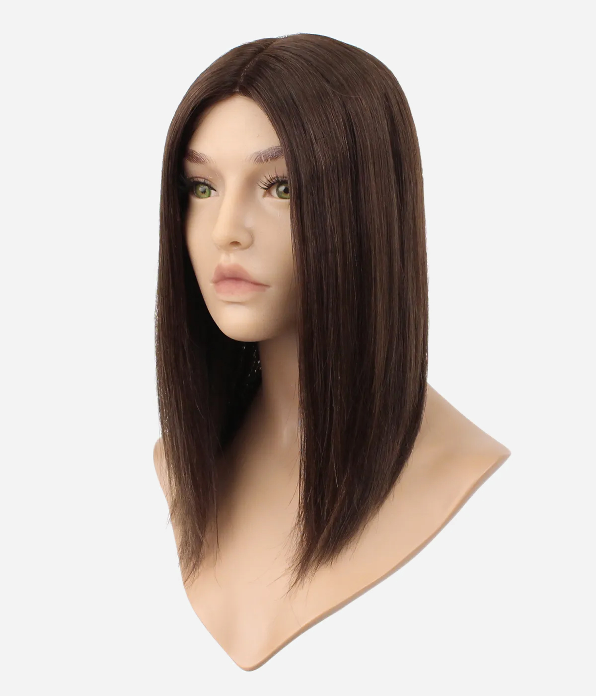 6"x7“ Mono Top Remy Human Hair Topper | Free Hair Parting | Breathable Base