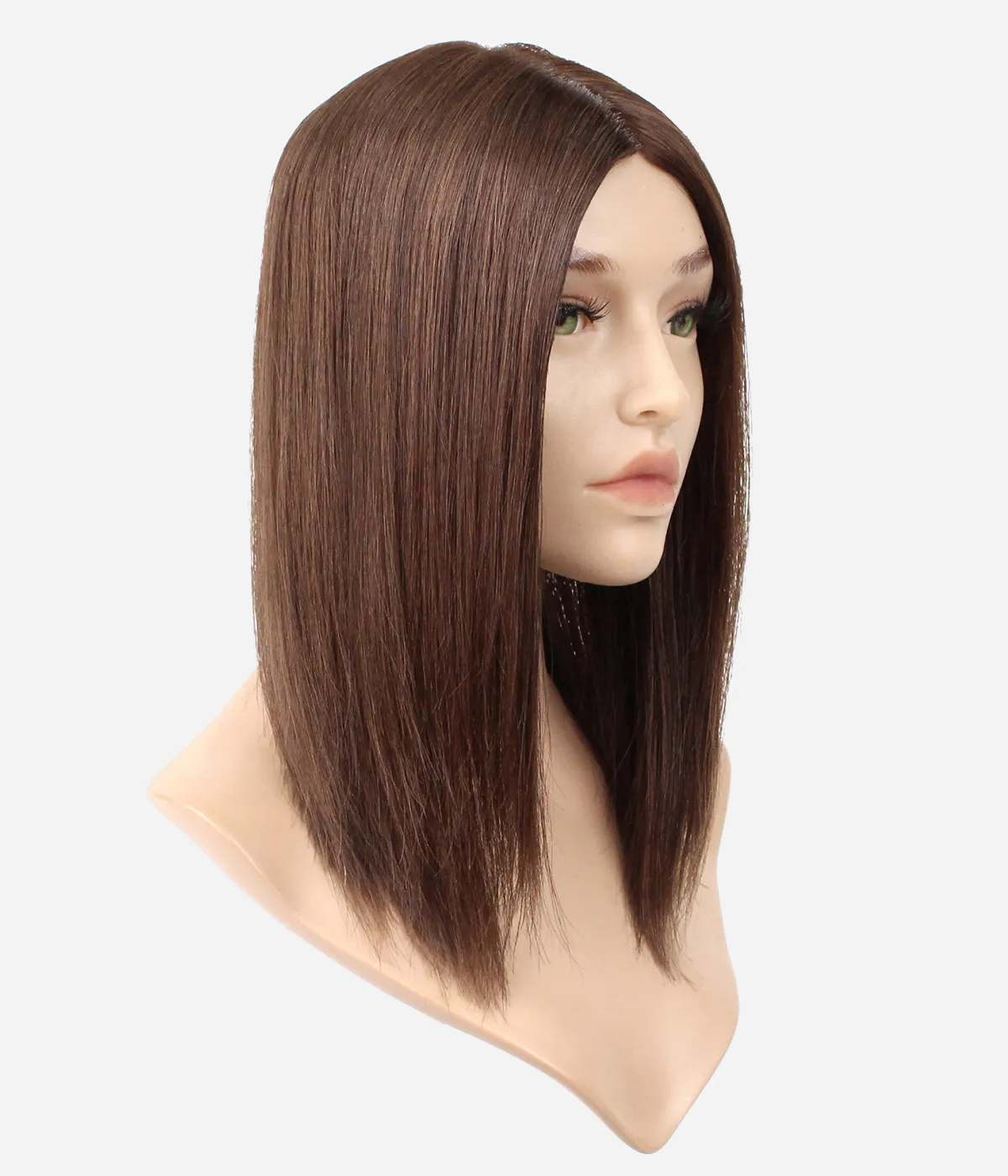 6"x7“ Mono Top Remy Human Hair Topper | Free Hair Parting | Breathable Base