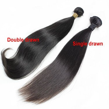 Double Drawn VS Single Drawn hair