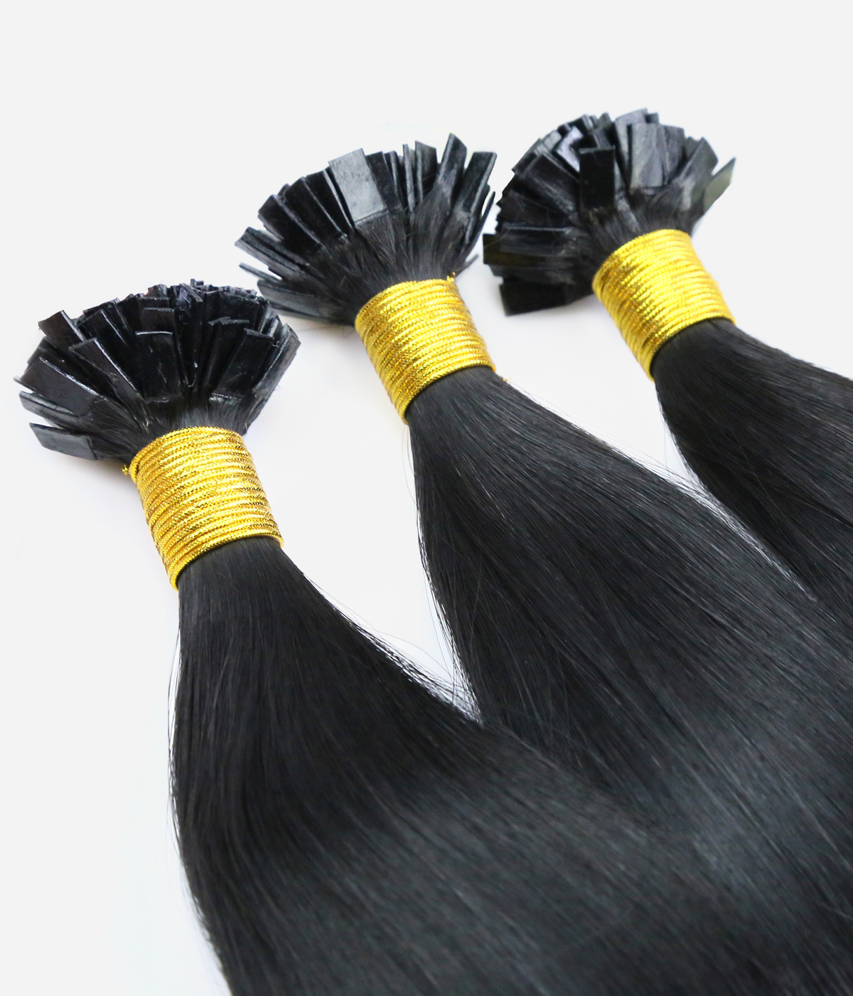 Delux Keratin Fusion Flat tip Bonded 100% Virgin Human Hair Extensions for pro 100g