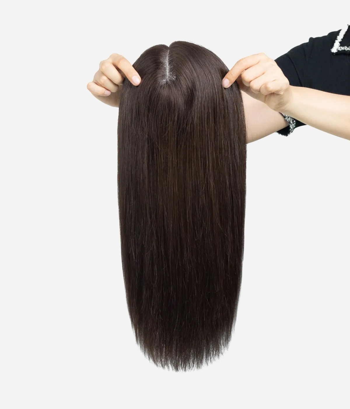 6"x6" Mono Top Human Hair Topper | Hair Pieces for Women Thinning Hair or Hair Loss