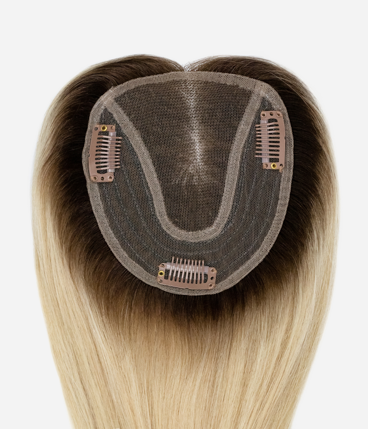 4.5" x 5" Lace Top Remy Human Hair Topper | Lightweight & Breathable Volumizer for Thinning Hair