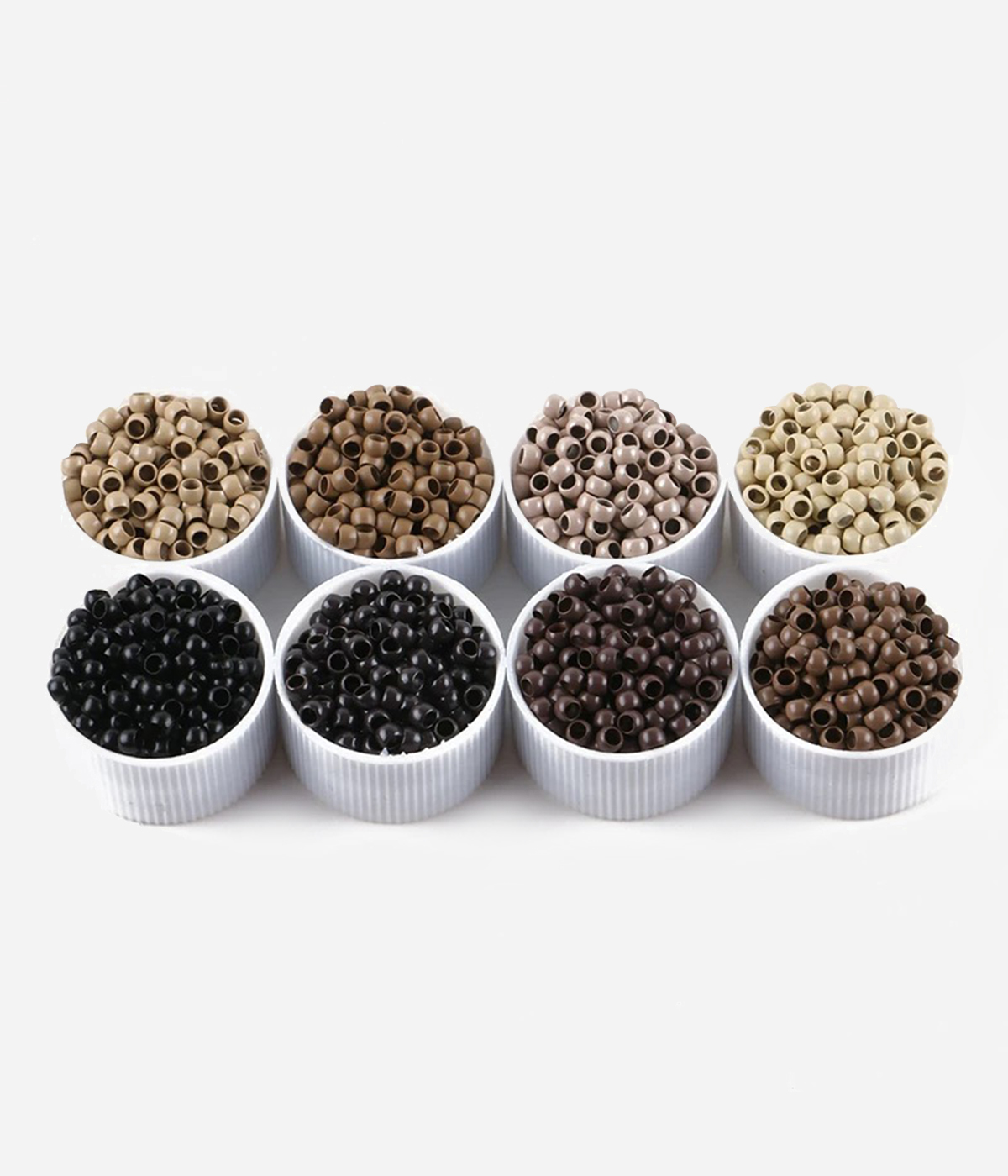 Hair Extension Copper Nano Rings 2.9x1.9x2.0mm
