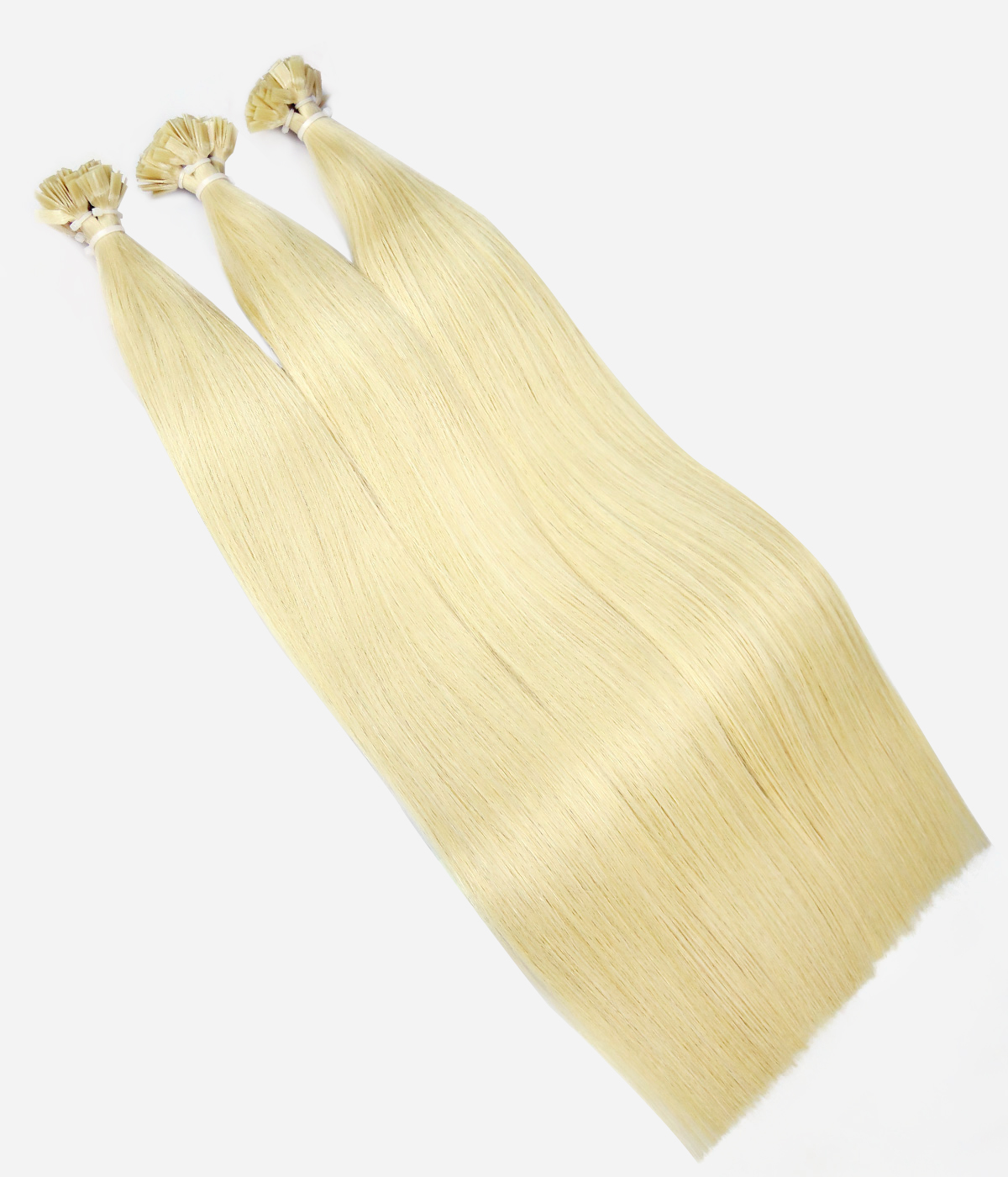 Delux Keratin Fusion Flat tip Bonded 100% Virgin Human Hair Extensions for pro 100g