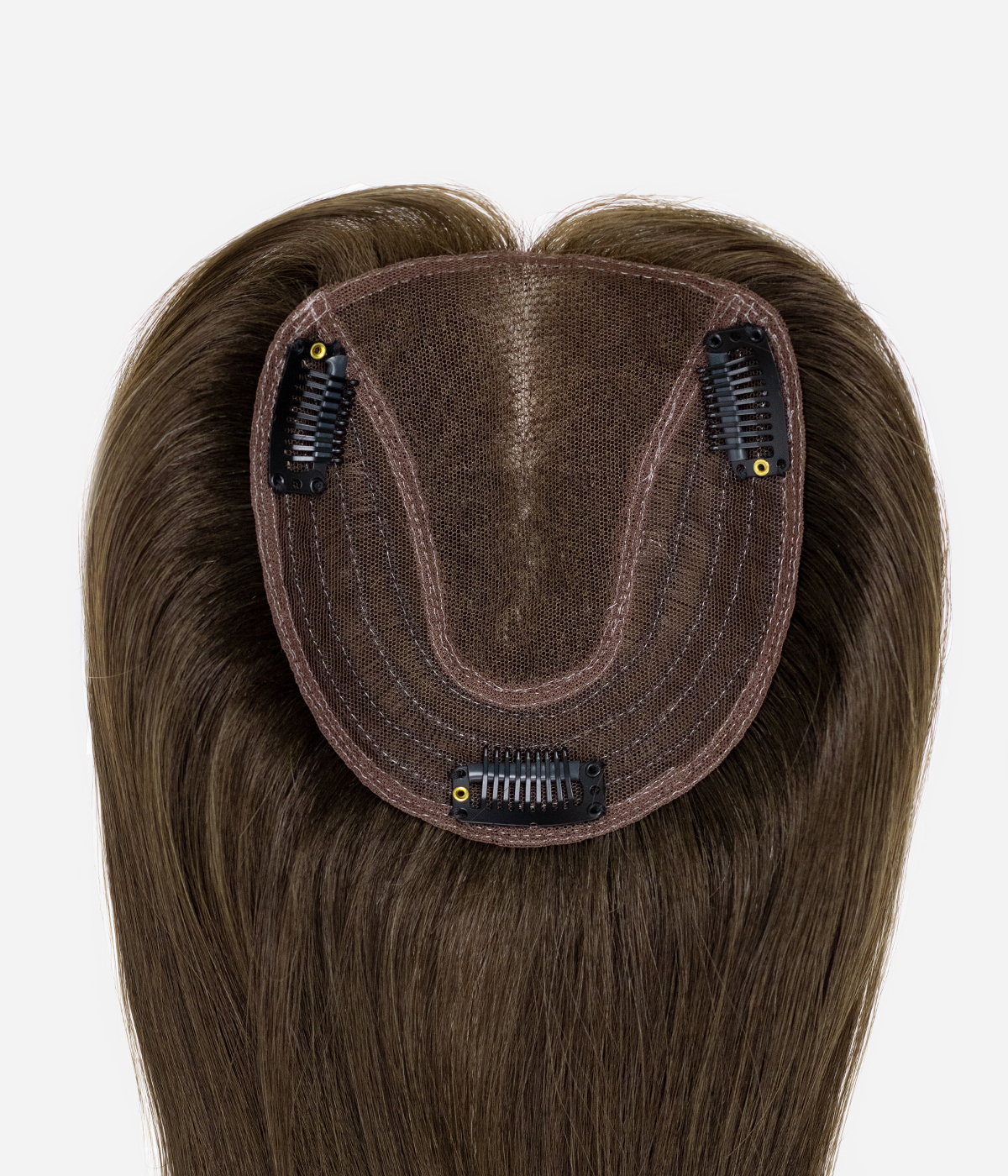 4.5" x 5" Lace Top Remy Human Hair Topper | Lightweight & Breathable Volumizer for Thinning Hair