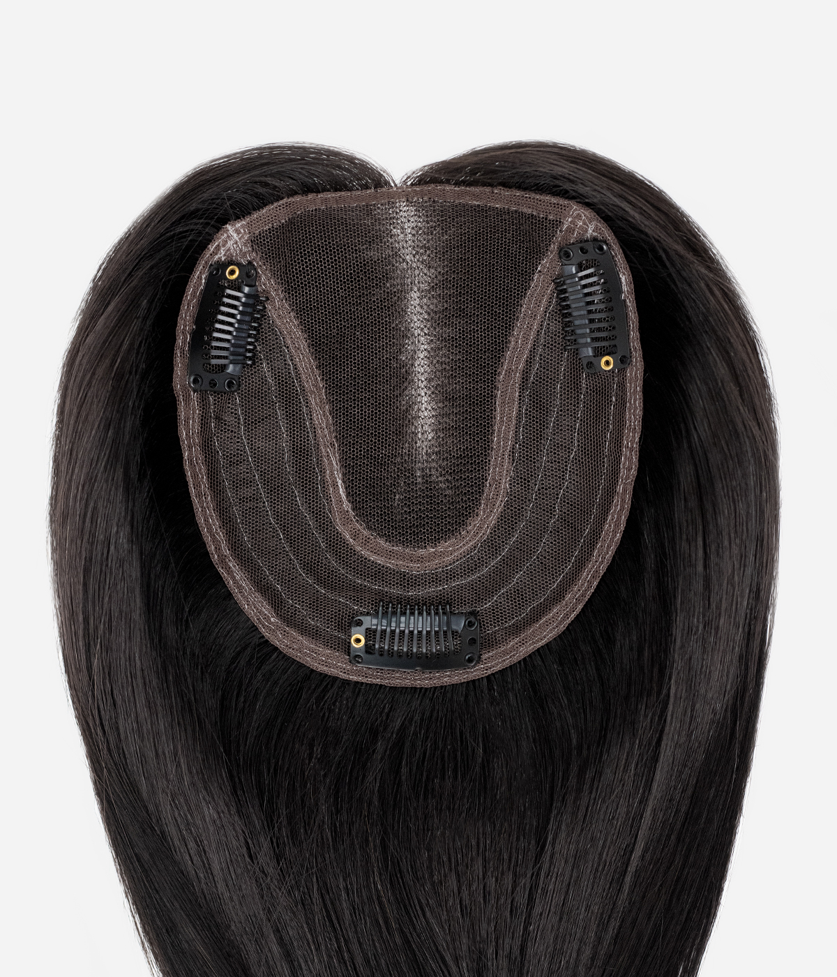 4.5" x 5" Lace Top Remy Human Hair Topper | Lightweight & Breathable Volumizer for Thinning Hair