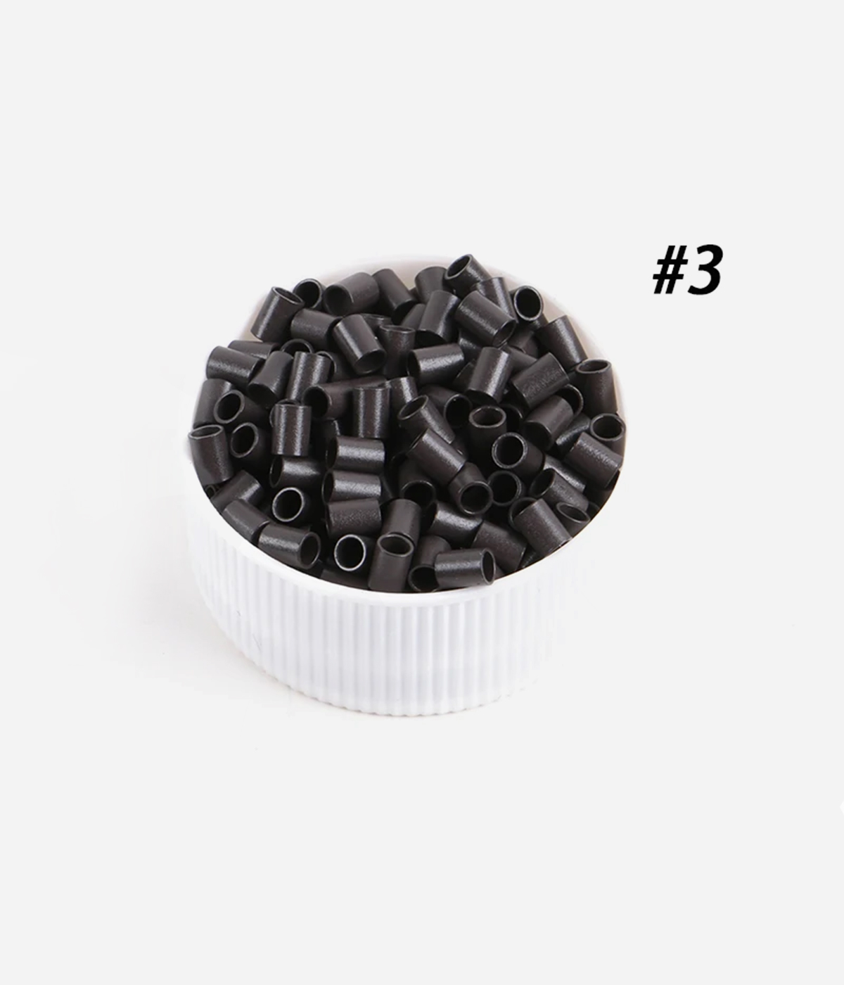 Hair Extension Copper Micro Rings 3.0x2.4x4.0mm