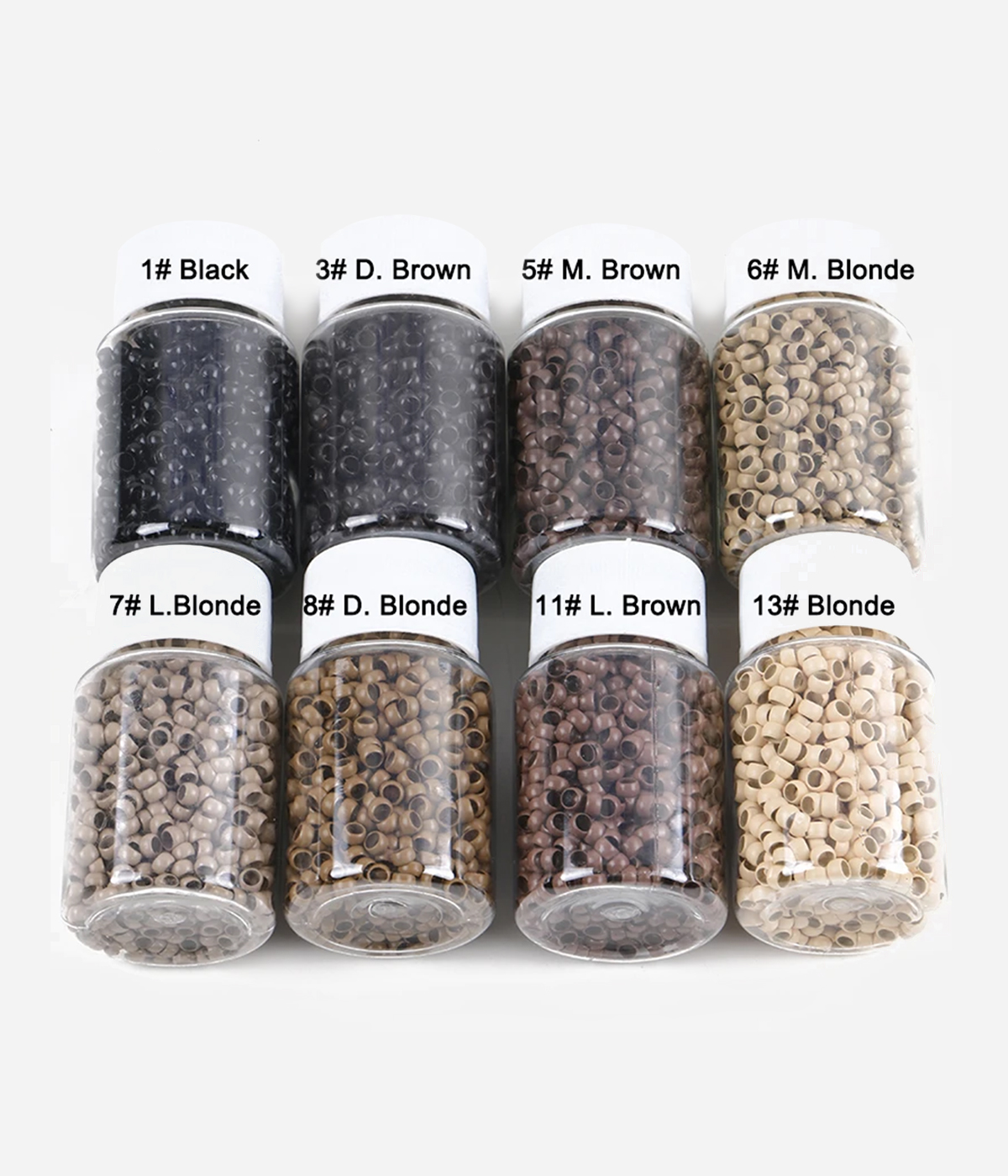 Hair Extension Copper Nano Rings 4.0x27x2.5mm