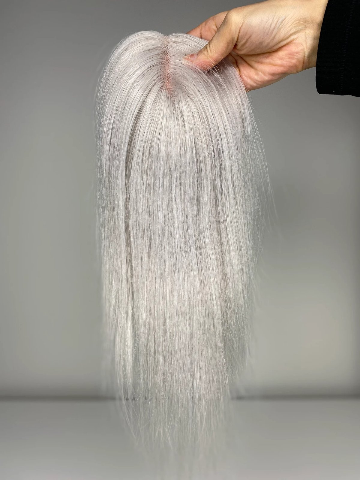 Grey hair topper