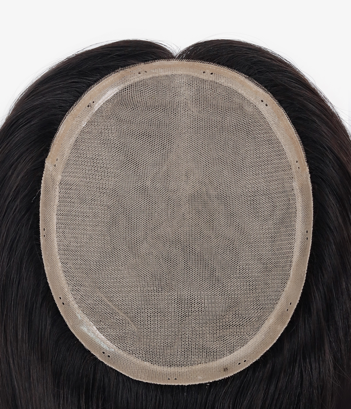 6"x7" Full Silk Base European Human Hair Topper | 100% Handtied | European Hair Topper