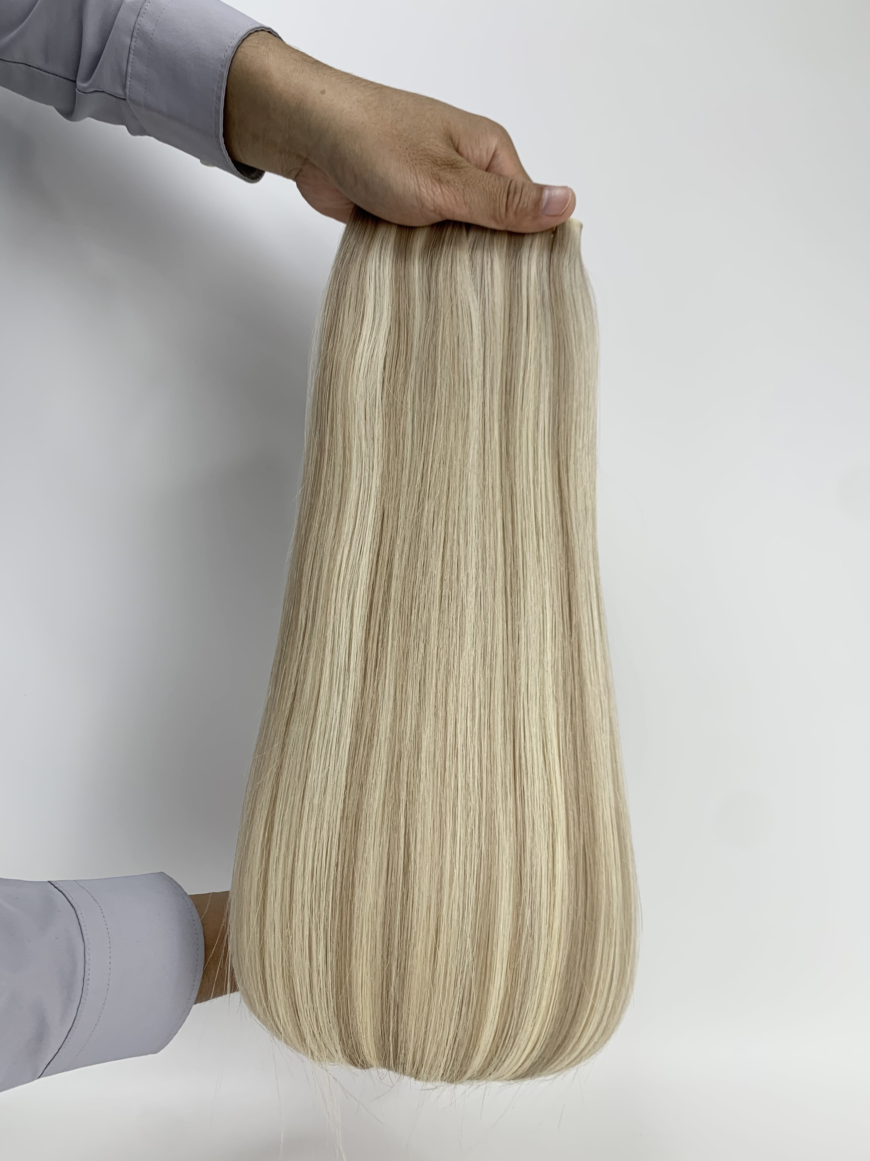 Delux Butterfly Weft 100% Virgin Human Hair Extensions for Pro 100g