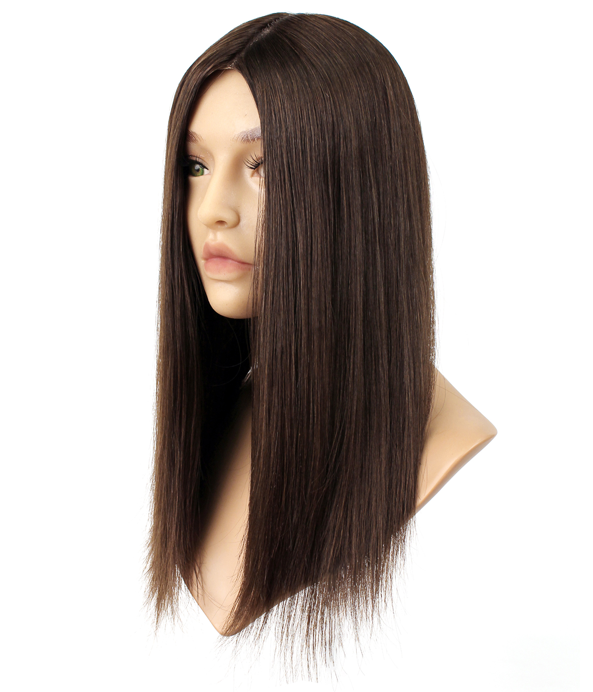  5.5" x 6" Full Skin Base Remy Human Hair Topper | Medium Density | Natural Looking Hair Parting  