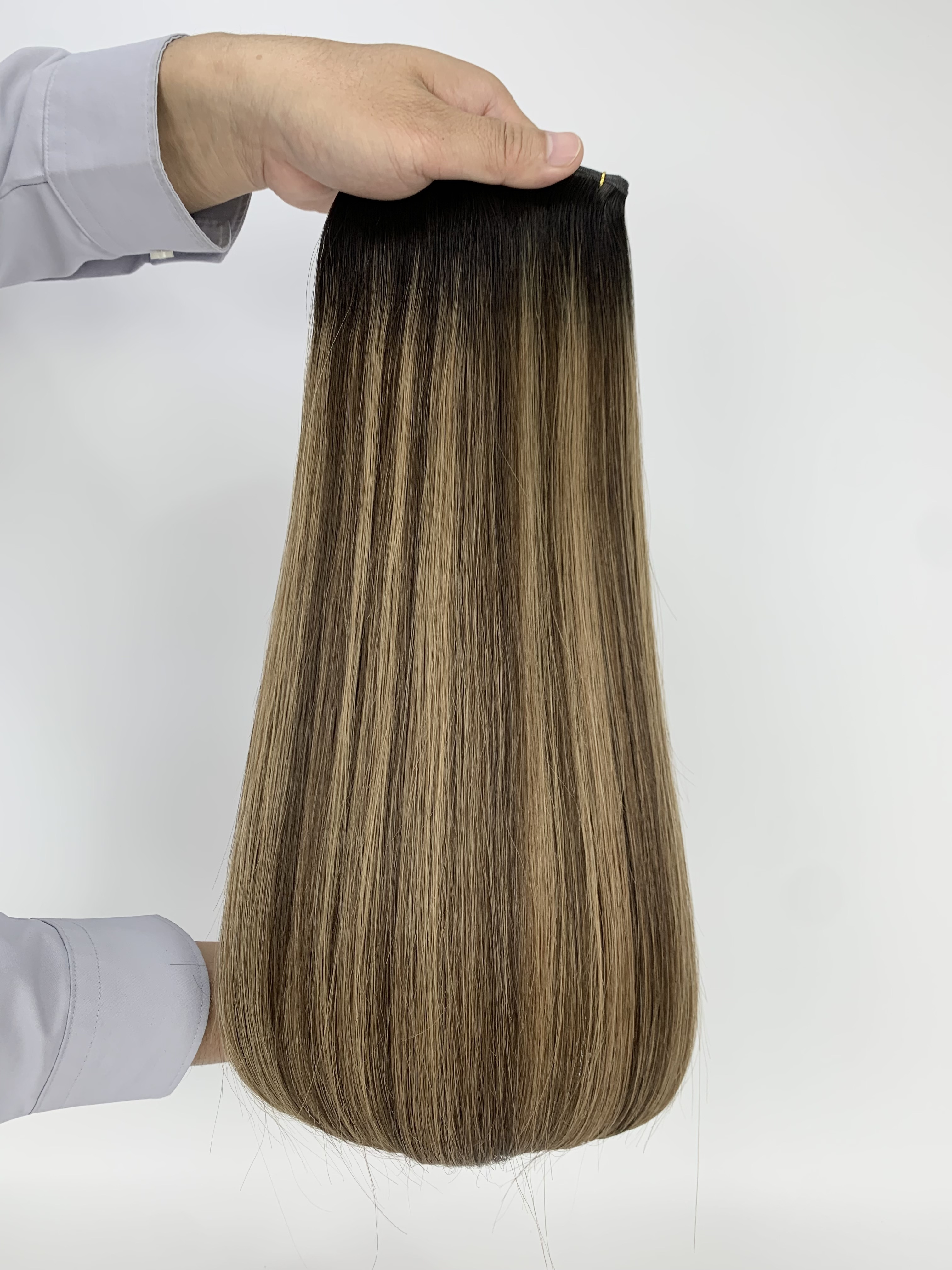 Delux Butterfly Weft 100% Virgin Human Hair Extensions for Pro 100g