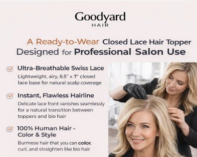 Closed Lace Hair Topper