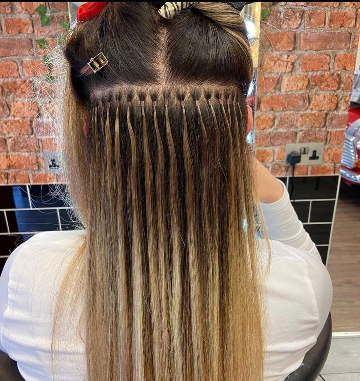 Micro ring hair extensions