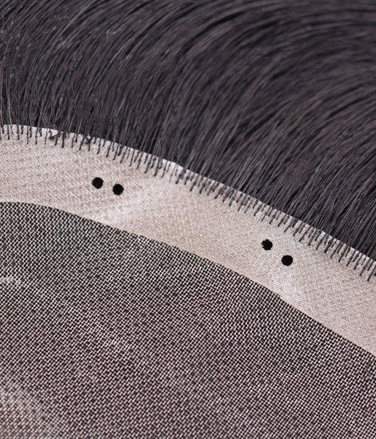 3''X5'' Mono Base Bead-in Topper | Professional Bead Installation Hair Topper