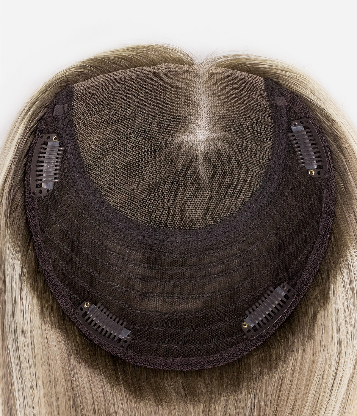 6.5” × 7” Closed Lace Human Hair Topper | Ready-to-Wear | Low Density
