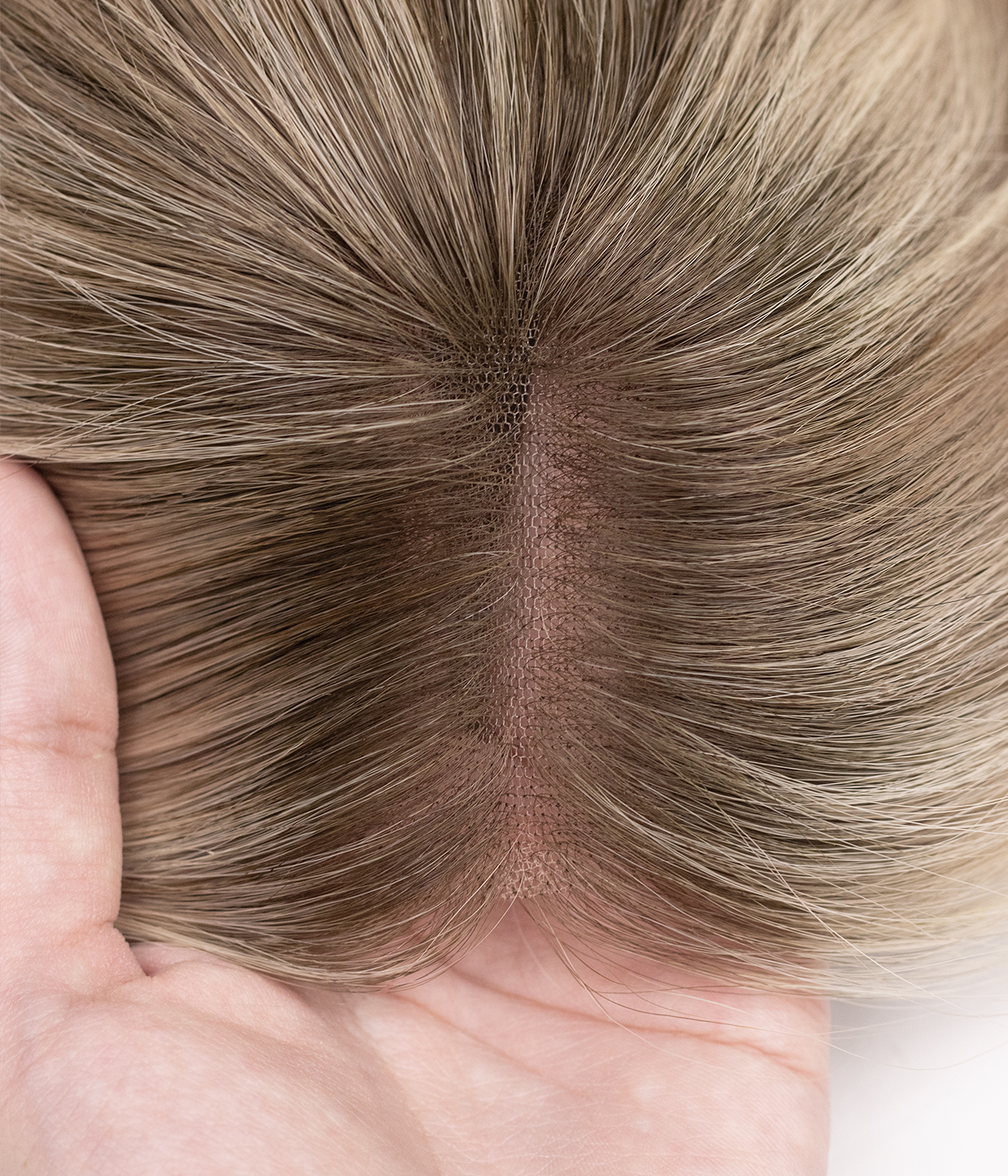 6.5” × 7” Closed Lace Human Hair Topper | Ready-to-Wear | Low Density