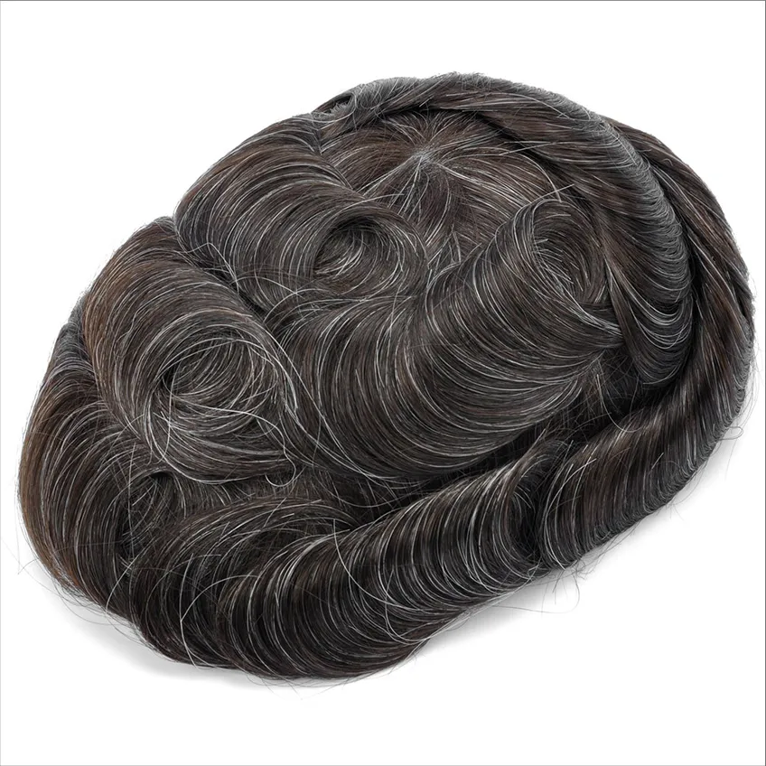  Men's Hair System SILK BASE | Achieve an Incomparable, Authentic Scalp Look