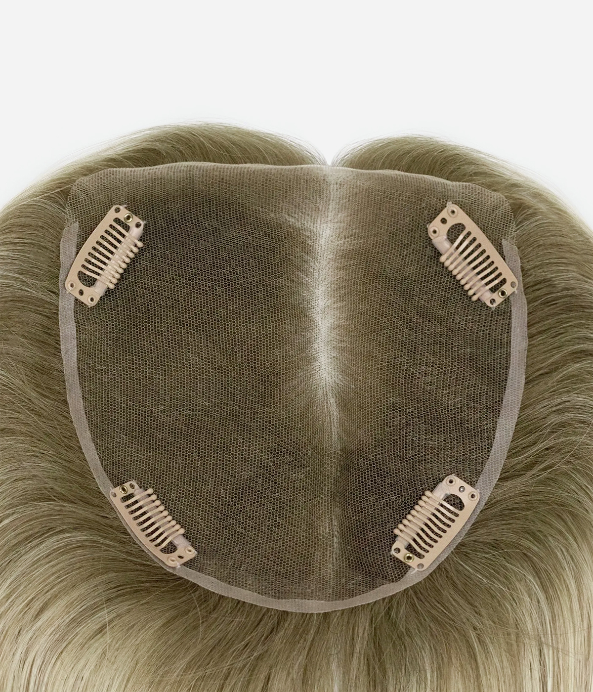 6" x 6" Full Lace Hand-tied Human Hair Topper | Lace Front | Lightweight & Breathable