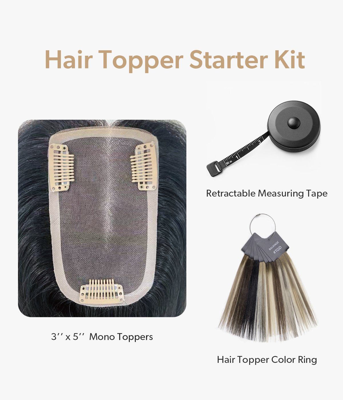Goodyard Hair Topper Starter Kit