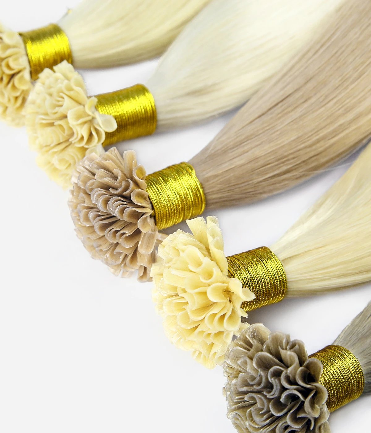 Delux Keratin Fusion U tip Bonded Hair Extension