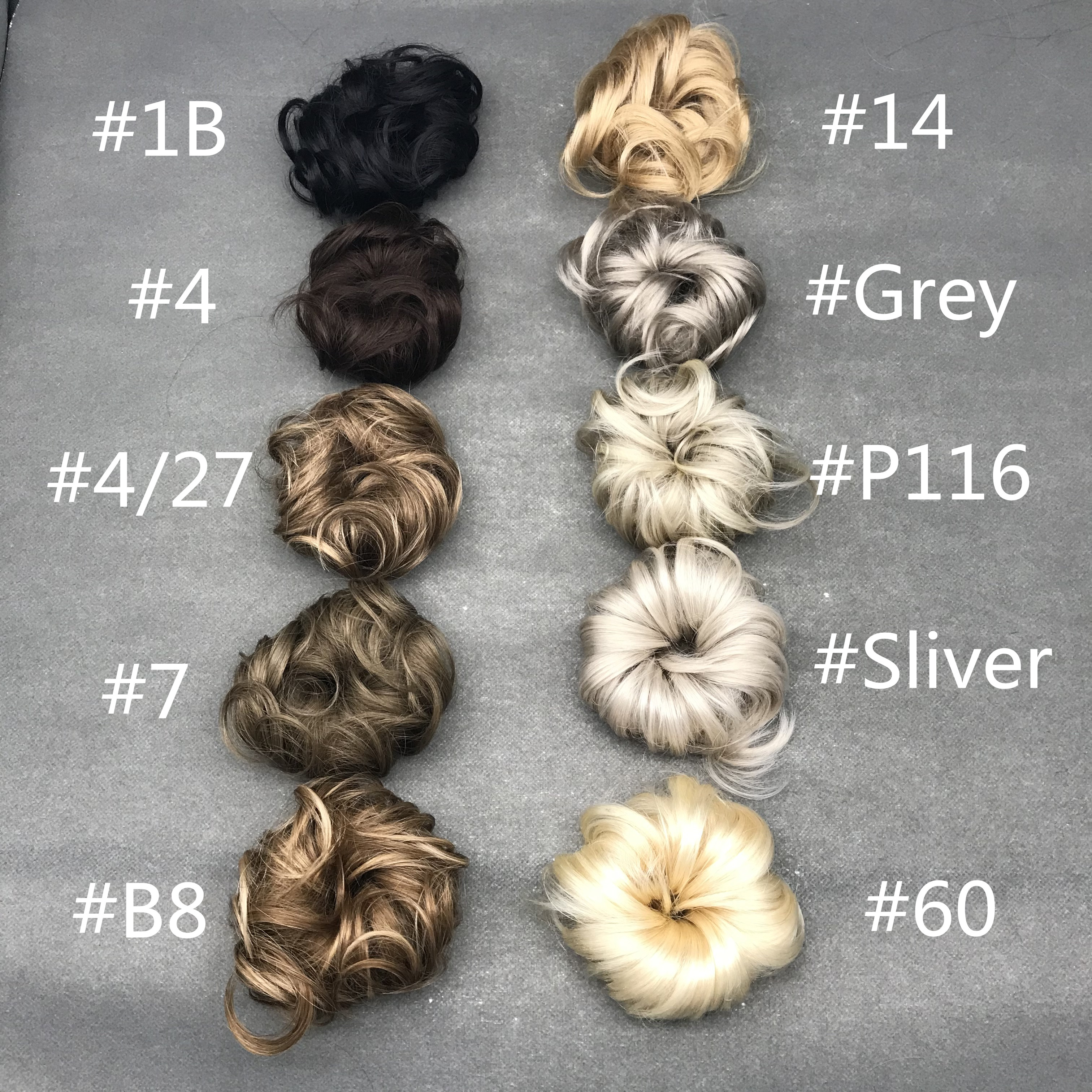 Human Hair Ring Wraps Curly Wavy Messy for Stylish Looks